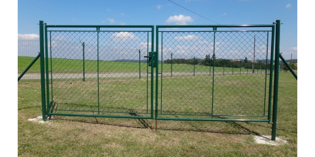 Brána 100x360 zelená