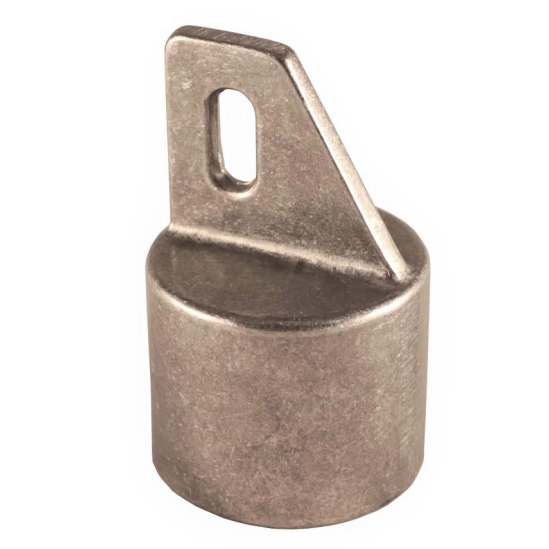 Krytka vzpěry slitina 38 mm stříbrná